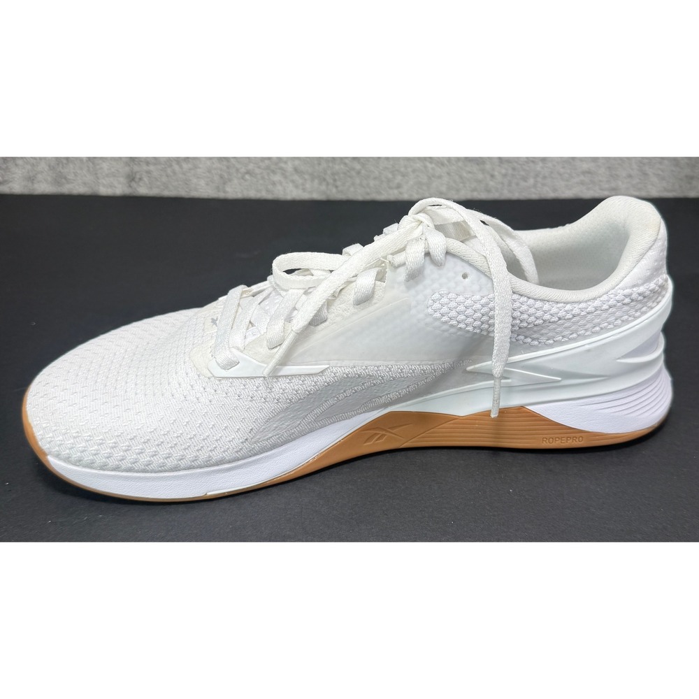 Reebok Nano X3 Training Shoes Womens 9 White Gum Sole CrossFit Gym Sneakers - Picture 6 of 9